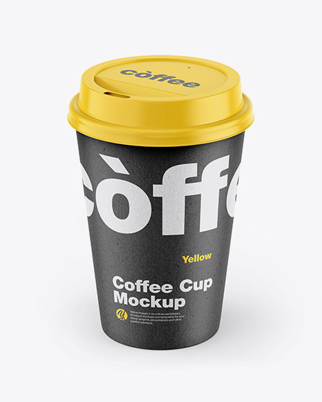 Kraft Coffee Cup Mockup PSD #1