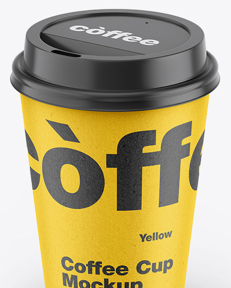 Download Kraft Coffee Cup Mockup | Yellow Author