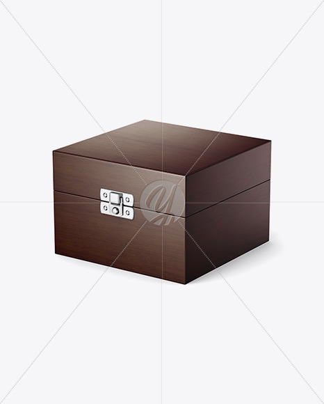 Download Wooden Box Mockup Half Side View High Angle Shot In Box Mockups On Yellow Images Object Mockups