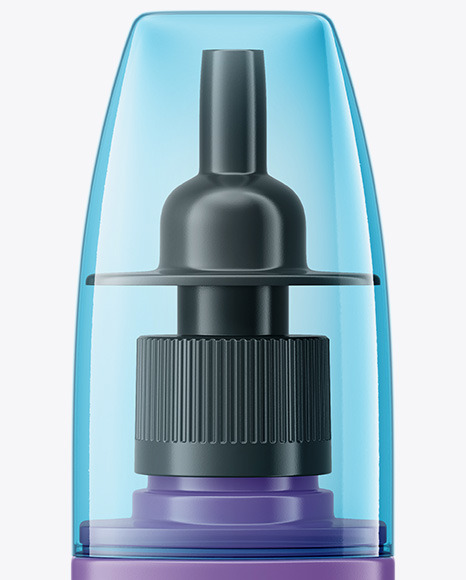 Matte Sprayer Bottle Mockup PSD #2