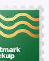 Square Textured Postmark Mockup