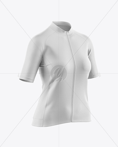 Download Women S Cycling Jersey Mockup In Apparel Mockups On Yellow Images Object Mockups