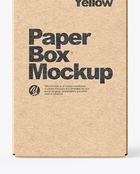 Kraft Paper Box Mockup - Free Download Images High Quality PNG, JPG