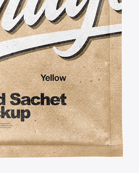 Kraft Sachet Mockup PSD #1