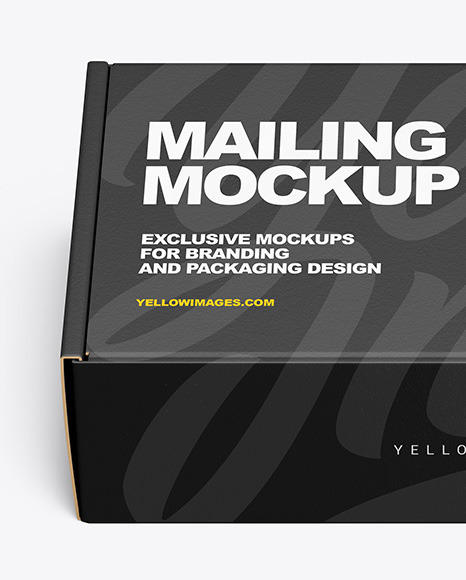 Download Box Mockup White Yellowimages