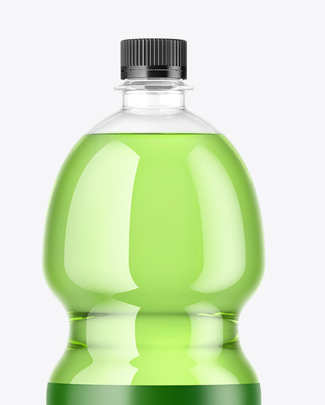PET Clear Bottle Mockup PSD #2
