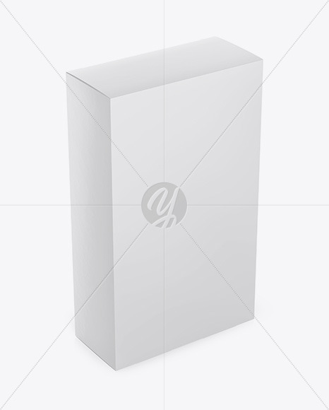 Download Matte Paper Box Mockup Half Side View In Box Mockups On Yellow Images Object Mockups