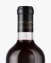 Clear Glass Red Wine Bottle Mockup