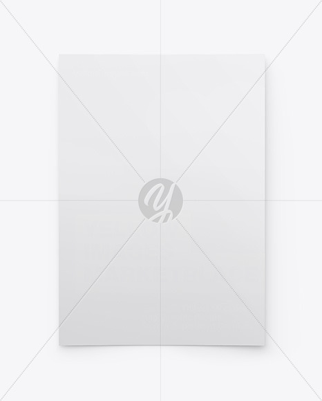 A4 Paper Mockup PSD #1