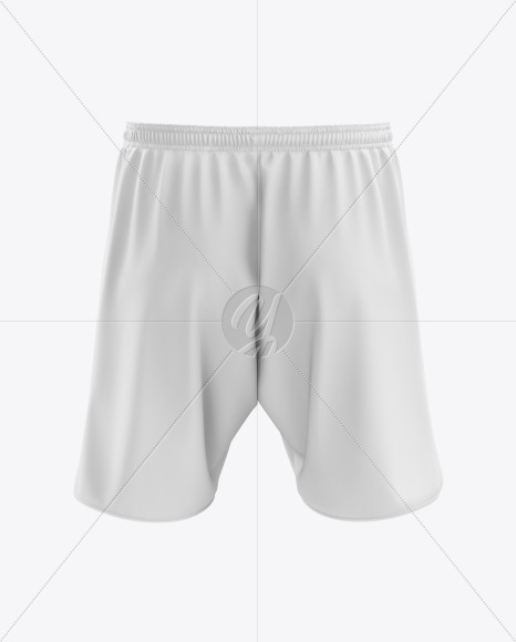 Men S Soccer Shorts V2 Mockup Back View In Apparel Mockups On Yellow Images Object Mockups