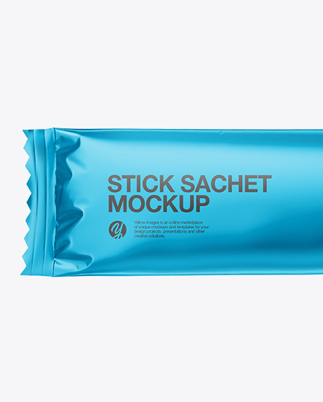 Download Metallic Stick Sachet Mockup In Sachet Mockups On Yellow Images Object Mockups PSD Mockup Templates