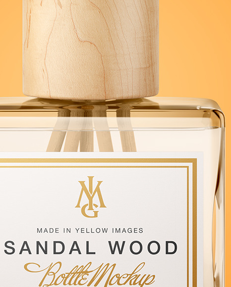 Reed Diffuser Glass Bottle Mockup PSD #4