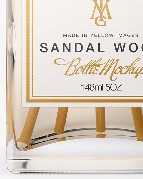 Download Reed Diffuser Glass Bottle Mockup in Bottle Mockups on ...