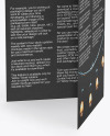 Textured A5 Brochure - Back Side Mockup