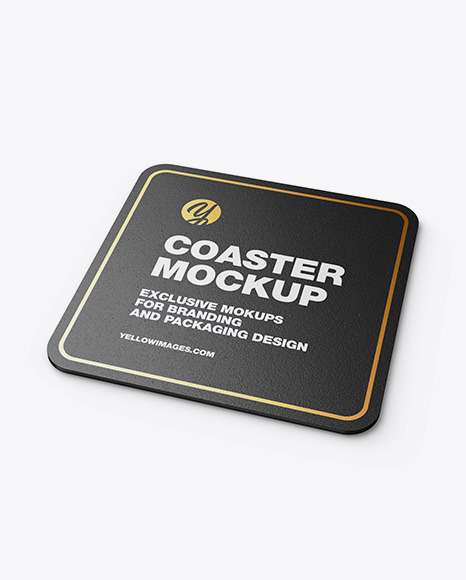 Download Paper Beverage Coaster Mockup In Stationery Mockups On Yellow Images Object Mockups Yellowimages Mockups