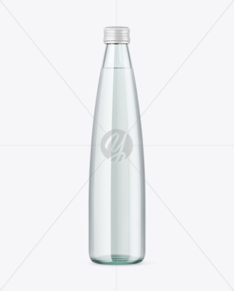 Download Clear Glass Water Bottle Mockup In Bottle Mockups On Yellow Images Object Mockups PSD Mockup Templates