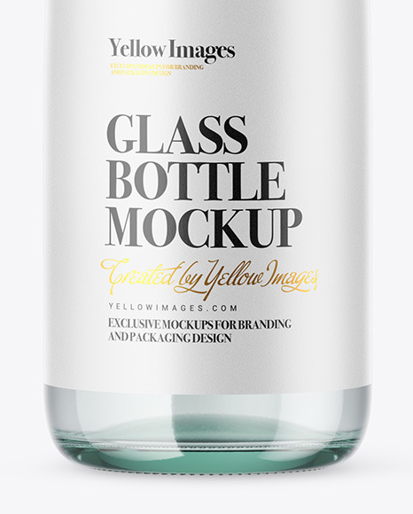 Download Clear Glass Water Bottle Mockup In Bottle Mockups On Yellow Images Object Mockups PSD Mockup Templates