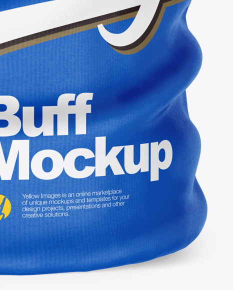 Download Buff Mockup in Apparel Mockups on Yellow Images Object Mockups