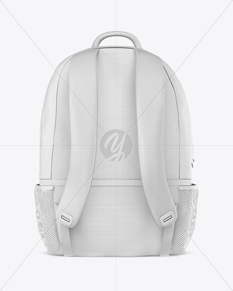 Download Backpack Mockup Back View In Apparel Mockups On Yellow Images Object Mockups PSD Mockup Templates