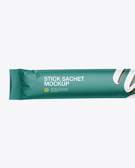 Matte Stick Sachet Mockup PSD #2