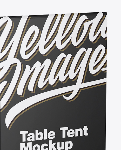 Download Plastic Table Tent Mockup In Outdoor Advertising Mockups On Yellow Images Object Mockups Yellowimages Mockups