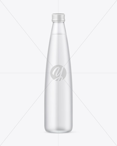 Download Frosted Glass Water Bottle Mockup In Bottle Mockups On Yellow Images Object Mockups PSD Mockup Templates