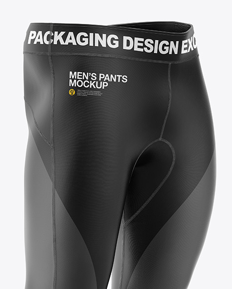 Download Men S Pants Mockup Front Half Side View In Apparel Mockups On Yellow Images Object Mockups