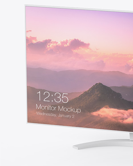 Monitor Mockup PSD #7