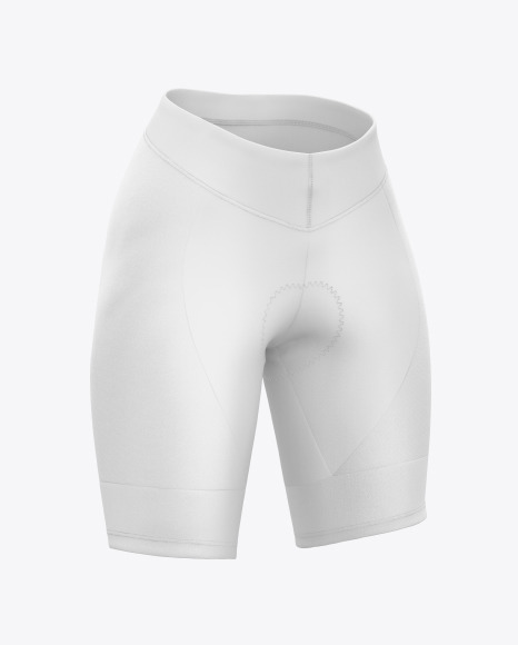 Download Women's Cycling Shorts Mockup in Apparel Mockups on Yellow Images Object Mockups