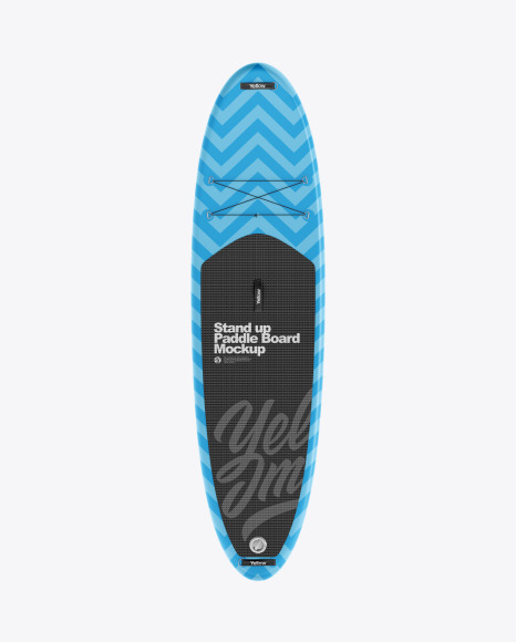 Download Paddle Board Mockup In Object Mockups On Yellow Images Object Mockups