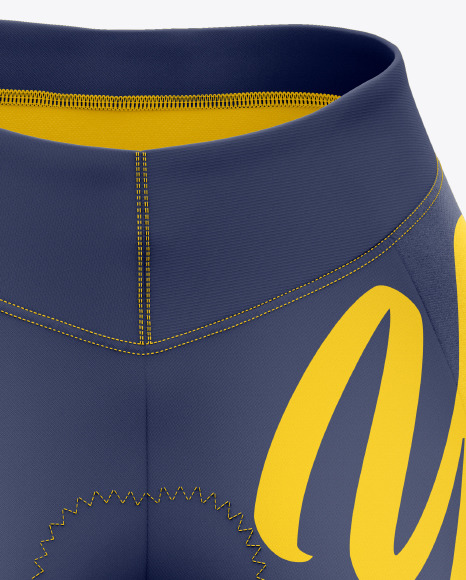 Download Women S Cycling Shorts Mockup In Apparel Mockups On Yellow Images Object Mockups