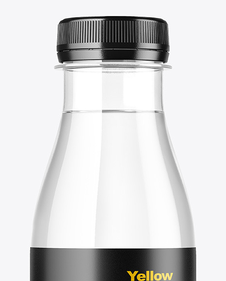 Clear Bottle Mockup PSD #2