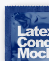 Glossy Condom Packaging Mockup