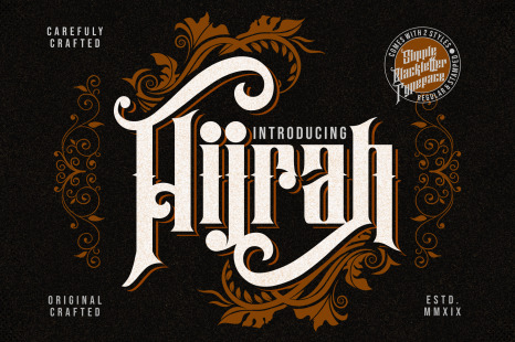 Hijrah - Blackletter Typeface