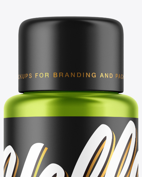 Metallic Cosmetic Bottle Mockup PSD #2