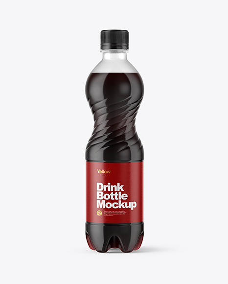 Download 500ml Pet Bottle With Cola Mockup Designs Zone PSD Mockup Templates