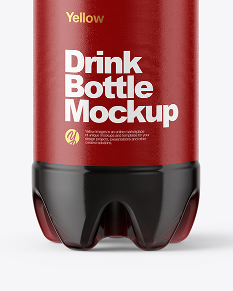 Download 500ml Pet Bottle With Cola Mockup In Bottle Mockups On Yellow Images Object Mockups Yellowimages Mockups