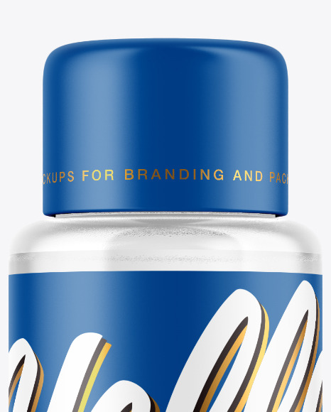 Clear Cosmetic Bottle Mockup PSD #2