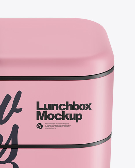 Download Matte Lunch Box Mockup In Box Mockups On Yellow Images Object Mockups Yellowimages Mockups