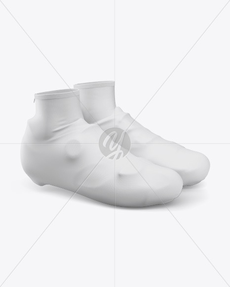 Download Cycling Shoe Covers Mockup Half Side View In Apparel Mockups On Yellow Images Object Mockups