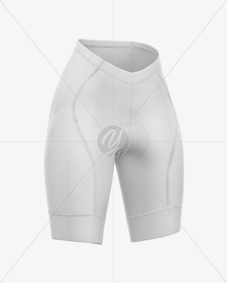 Women S Cycling Shorts Mockup In Apparel Mockups On Yellow Images Object Mockups