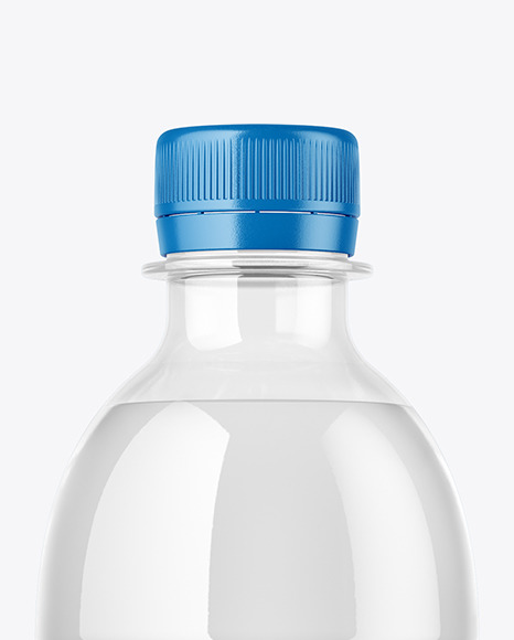 Clear PET Bottle Mockup PSD #2