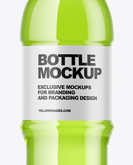 Download Clear Pet Bottle Mockup In Bottle Mockups On Yellow Images Object Mockups Yellowimages Mockups