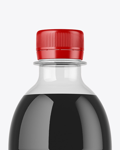 Download Pet Bottle With Black Water Mockup In Bottle Mockups On Yellow Images Object Mockups