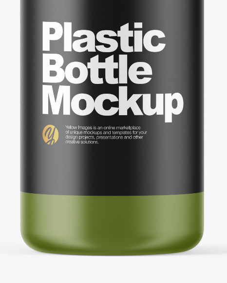 Matte Cosmetic Bottle with Pump Mockup PSD #4