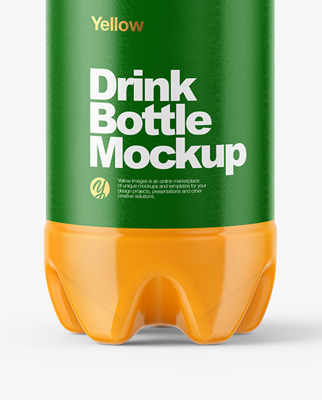 Download 500ml Pet Bottle With Orange Drink Mockup In Bottle Mockups On Yellow Images Object Mockups PSD Mockup Templates