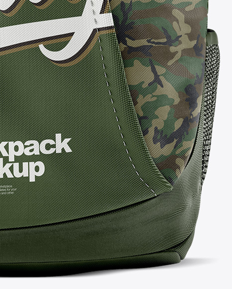 Download Backpack Mockup Front View In Apparel Mockups On Yellow Images Object Mockups