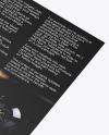 Brochure Mockup - Back Side View