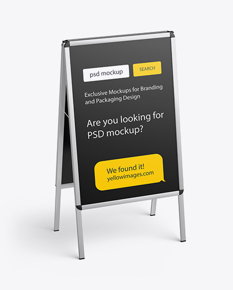 Download Pull Up Banner Mockup Psd Yellowimages