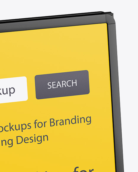 Download Metallic Stand Mockup In Outdoor Advertising Mockups On Yellow Images Object Mockups Yellowimages Mockups